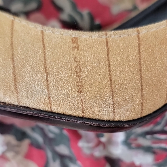 ST JOHN Tan Suede Brown Leather Bow Pumps made in Italy - Picture 3 of 9